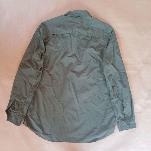 Eddie Bauer Womens Mountain Ripstop Vented Button Down Shirt Green Size M - Picture 2 of 9